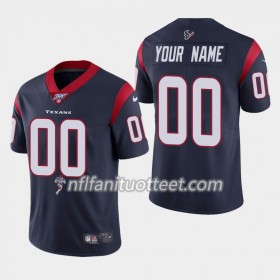 Miesten Houston Texans NFL Pelipaita Custom Nike Navy Sininen 100th